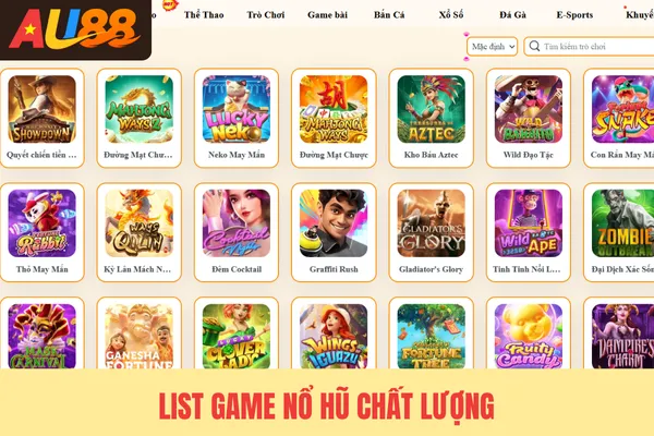 List game nổ hũ chất lượng List game nổ hũ chất lượng