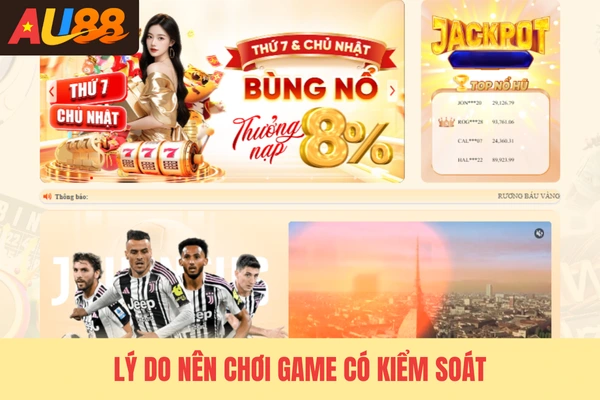 Lý do nên chơi game có kiểm soát