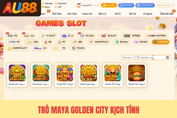 Trò Maya Golden City kịch tính Trò Maya Golden City kịch tính